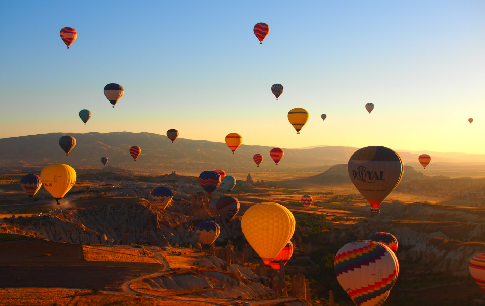 Experience ballon balls in Turkey